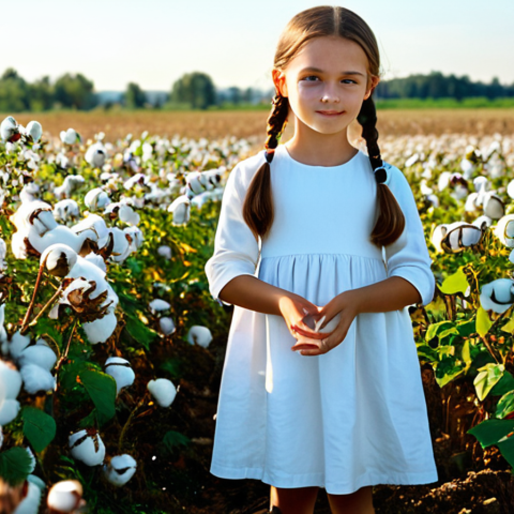 국내 아동화 브랜드 소개 - Sustainable Fashion**

"A young girl, fully clothed in a modest, eco-friendly outfit made of organic...
