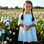 국내 아동화 브랜드 소개 - Sustainable Fashion**

"A young girl, fully clothed in a modest, eco-friendly outfit made of organic...